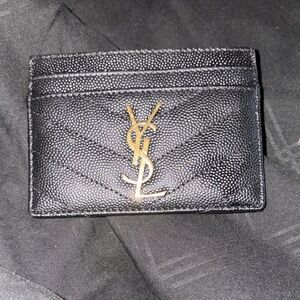 Authentic YSL Cassandre Matelasse Card Case